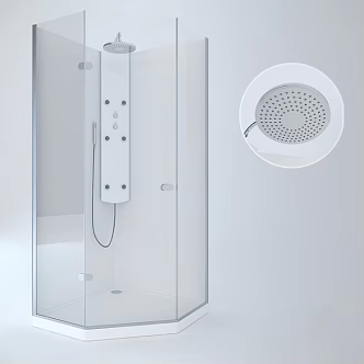 Shower room 3d model