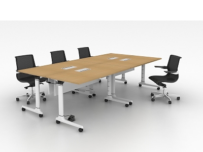 Training table and chair combination model