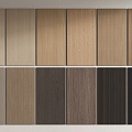 Modern wall panel wood veneer wall panel wall veneer wood veneer background wall 3d model