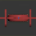 Traditional Weapon Target With Red Frame Colorful Circular Design And Green Panels