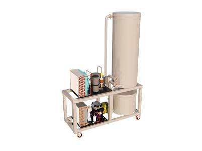 Water cooling machine DUPLO machine mechanical equipment water cooling system 3d model