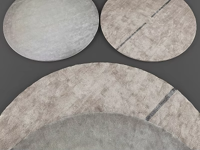 Stylish Square Carpets With Soft Textured Design And Neutral Tones For Home Decor 3d model