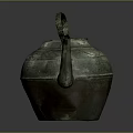 Vintage Bronze Style Electric Kettle Daily Electrical Appliance Featuring Decorative Patterns And Handle