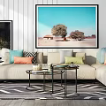 Modern Multiplayer Sofa Combo 3d model