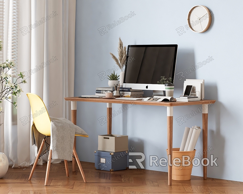 Nordic Desk Chair Desk Chair Study Table model