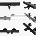 Industrial Equipment Mechanical Parts Featuring Various Black Gray Designs And Durable Build