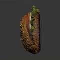 Appetizing Hamburger With Golden Toasted Sesame Seed Bun Fresh Lettuce And Ripe Tomato Slices