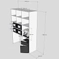 Various Kitchen Appliances Layout With Dimensions For Built In Cabinet Design