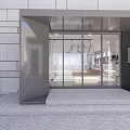 Modern Public Office Building Institute 3d model