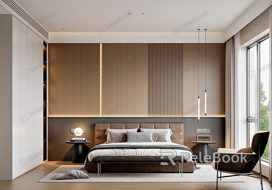 Modern Style Home Bedroom model