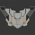 Spacecraft Component Model With Metallic Structure And Technical Design Elements