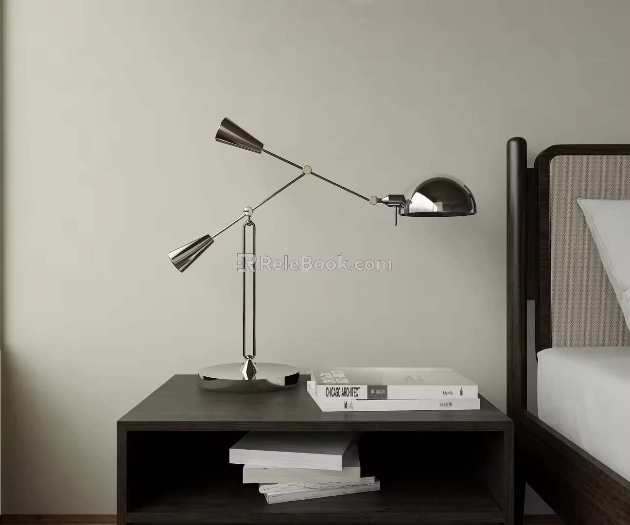 Modern table lamp 3d model