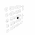 Various Design Electrical Power Sockets In White Black Colors With Multiple Outlet Types