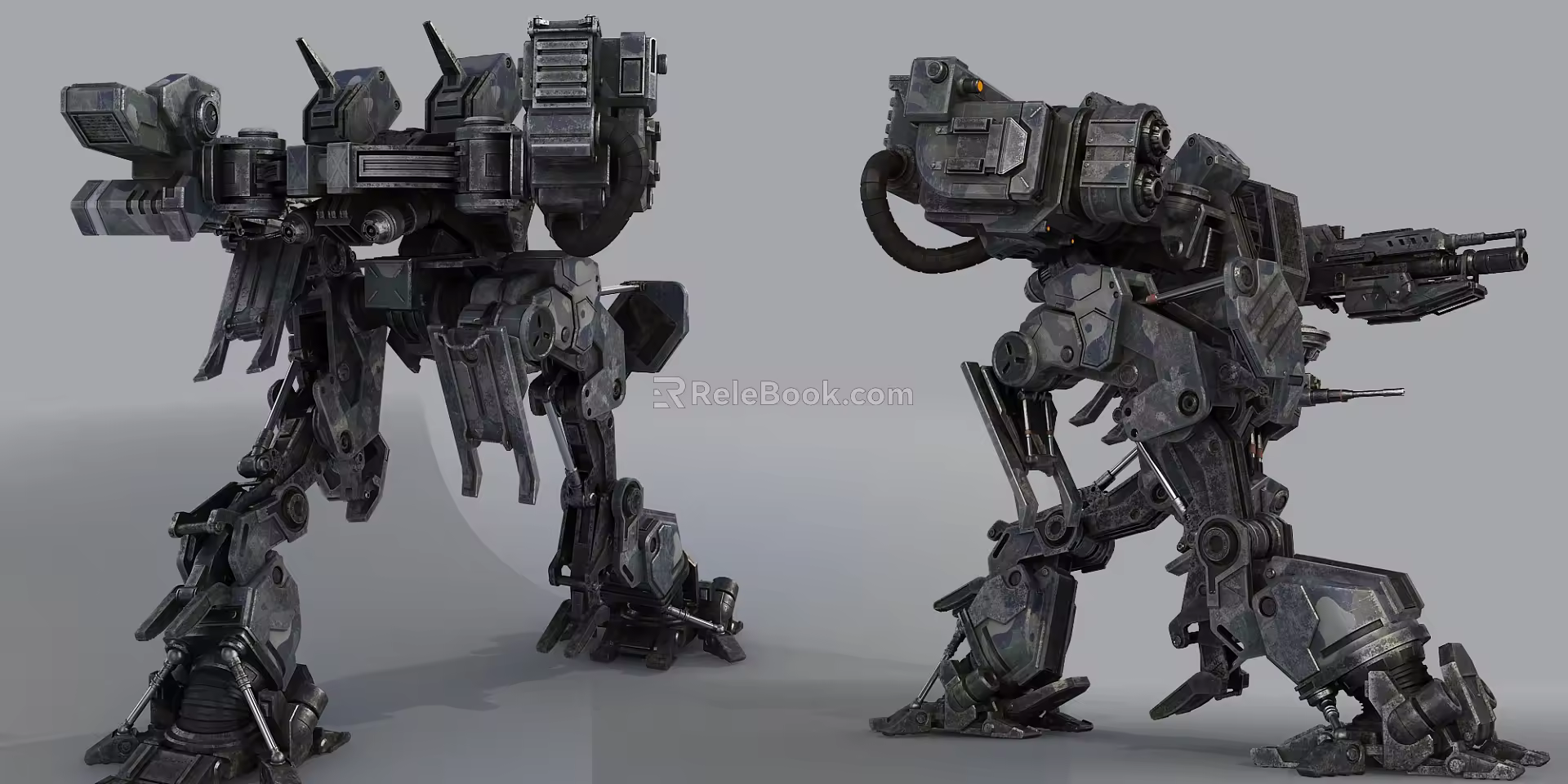 Modern robot ironclad 3d model