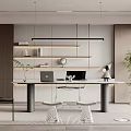 Modern study 3d model