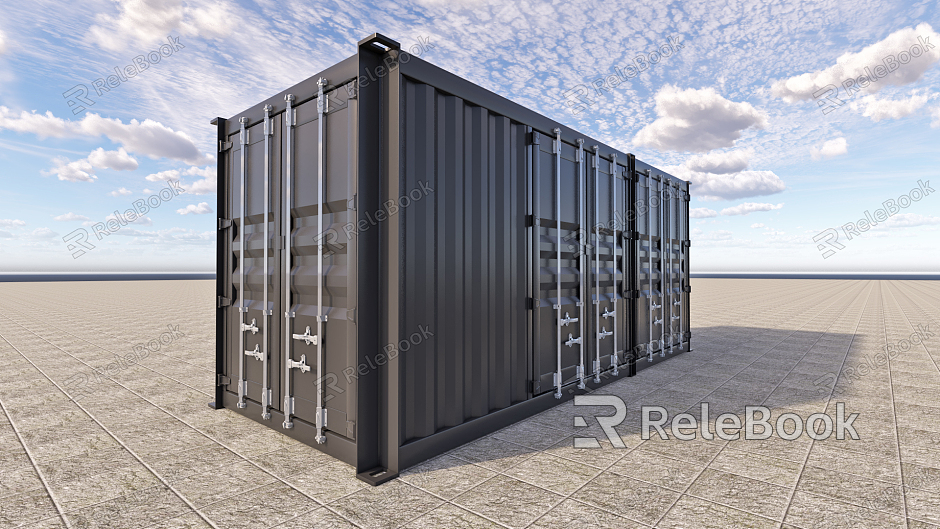 industrial LOFT container multi-door container model