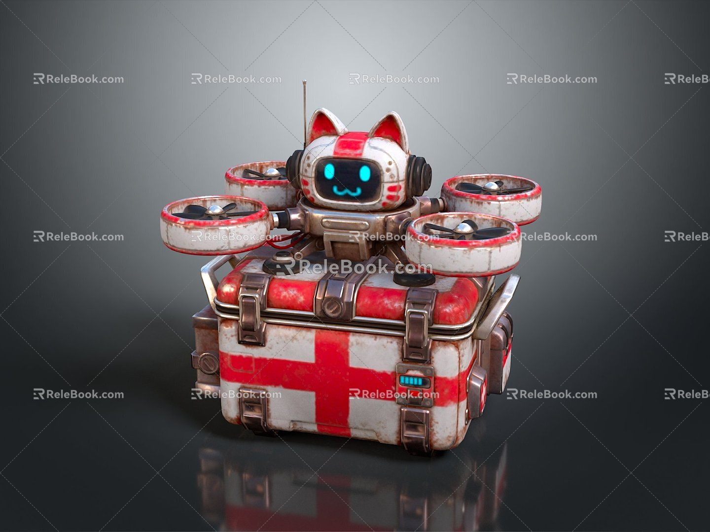 Science Fiction Box Science Fiction Box Military Box Password Box Military Supplies Science Fiction Supplies Science Fiction Password Box 3d model