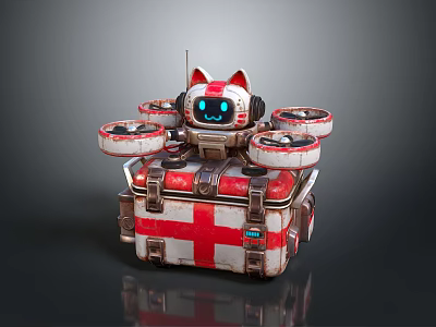 Science Fiction Box Science Fiction Box Military Box Password Box Military Supplies Science Fiction Supplies Science Fiction Password Box 3d model