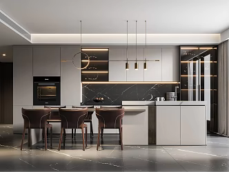 Modern Restaurant 3d model