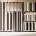 Various Wall Mounted Steel Radiators In Different Designs For Home Heating 3d model