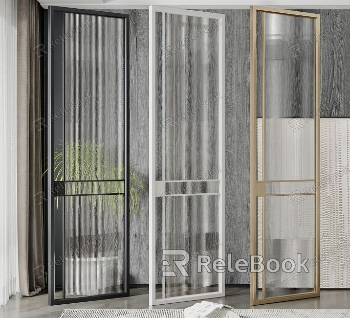 Modern partition Changhong glass partition screen model