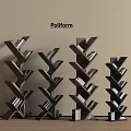 Bookshelf Hakkasan Modern Bookshelf Books Children's Bookshelf 3d model