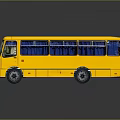 Bus Large Bus CMB Medium Van Large Van Bus School Bus Van Box Car 3d model