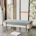 New Chinese Style Bed End Stool Sofa Stool 3d model