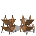 Modern Storage Rack Simple Storage Rack 3d model