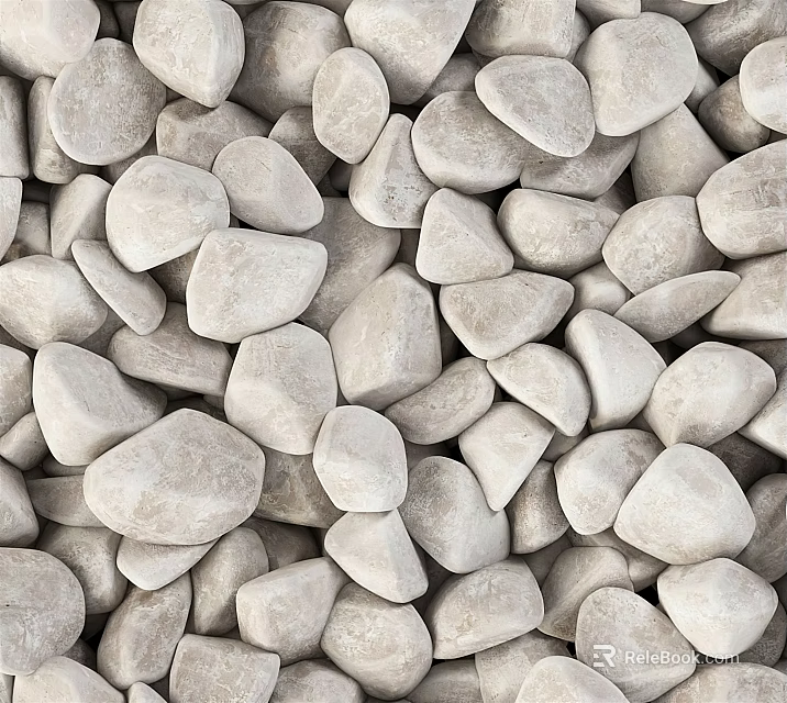 Natural Stone And Wooden Material For Interior Decor And Construction Projects 3d model 