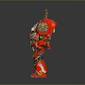 Robot Assistant Small Robot Butler Robot Butler Figure Game Figure 3d model
