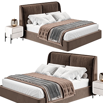 Modern Bed 3d model