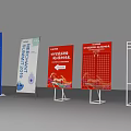 Colorful Display Stands For Promotional Schemes And Floor Direction Signs