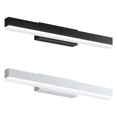 Black And White Modern Wall Lamp With Sleek Minimalist Design For Home Decor 3d model