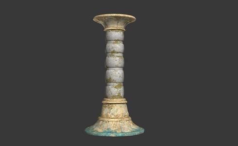 Chinese pillar 3d model