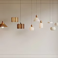 Small chandelier fishing line chandelier 3d model