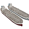 Dry Cargo Ship Grocery Cargo Ship Bulk Cargo Lumber Ship Oil Ship Liquid Cargo Ship Chemical Ship Dredger Cargo Ship 3d model