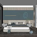 Modern Kids Room Interior Design With Bed Neon Astronaut Decoration And Stuffed Toy