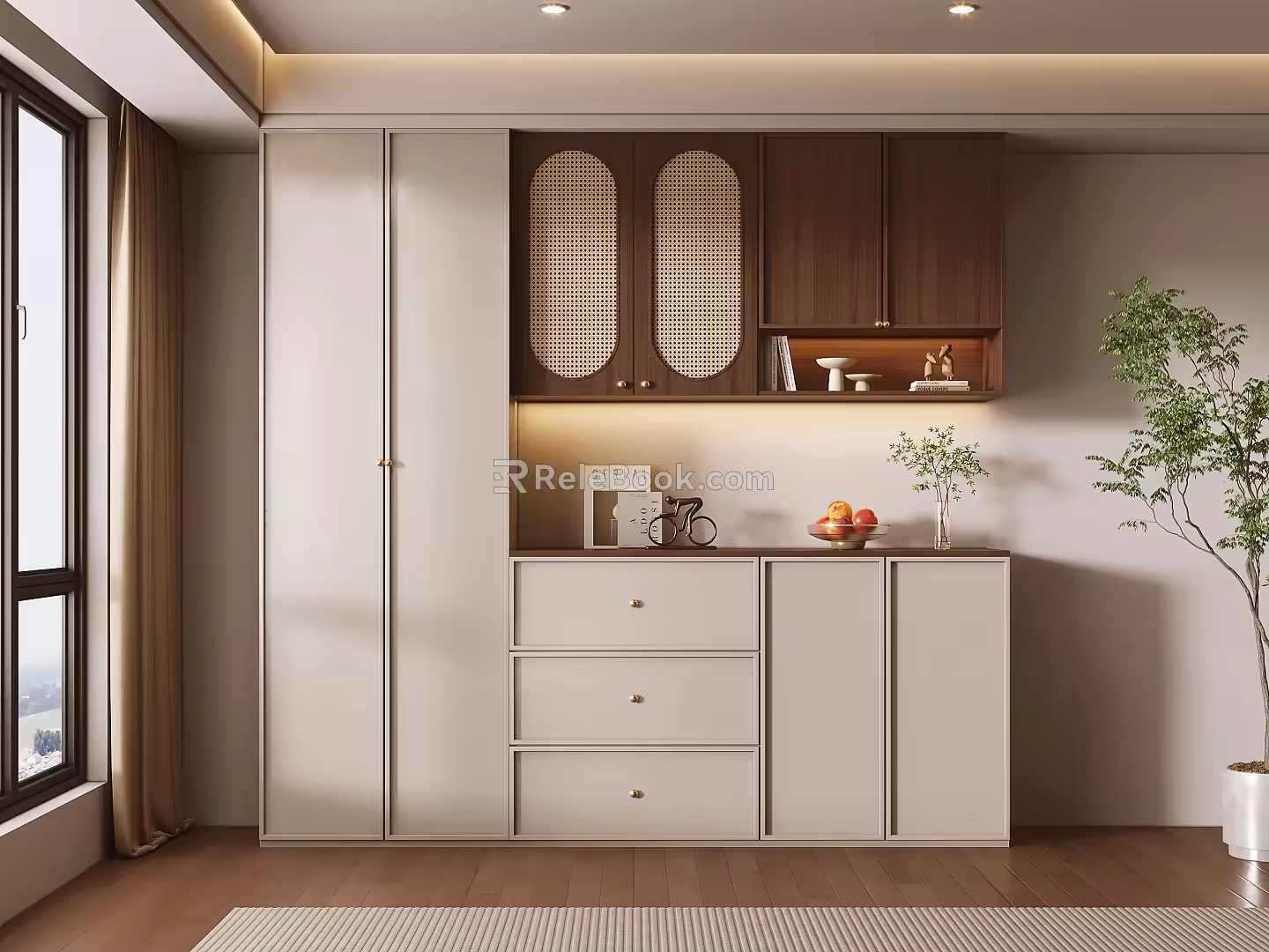 Middle Style Sideboard 3d model