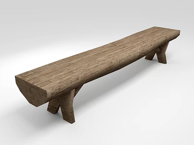 Vintage Medieval Bench Bench 3d model Vintage Medieval Bench Bench 3d model