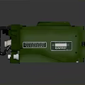 Shimadzu Green Weapon Electronic Device With Display Screen Buttons And Control Knobs 3d model