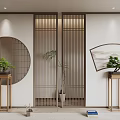 New Chinese Partition Screen 3d model