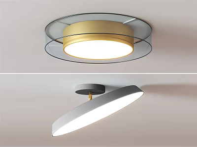 modern ceiling lamp 3d model