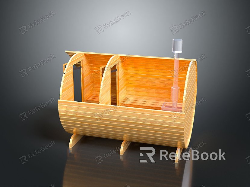 Modern Sauna Room model