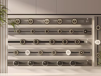 Modern socket rail socket 3d model