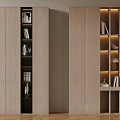 Bookcase Partition Cabinet Locker 3d model