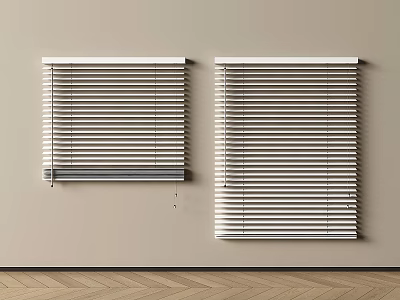 Modern venetian blinds venetian blinds roller blinds sunshade curtains 3d model