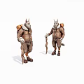 Virtual Character Anime Game Character Hiker 3d model