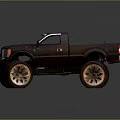 Rugged Rocky Terrain Suitable For Off Road Trucks With Large Tires