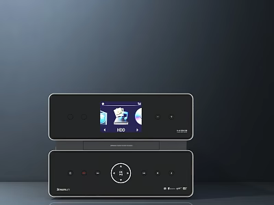 Smart Black Machine With Screen And Control Module Displaying HD Content 3d model